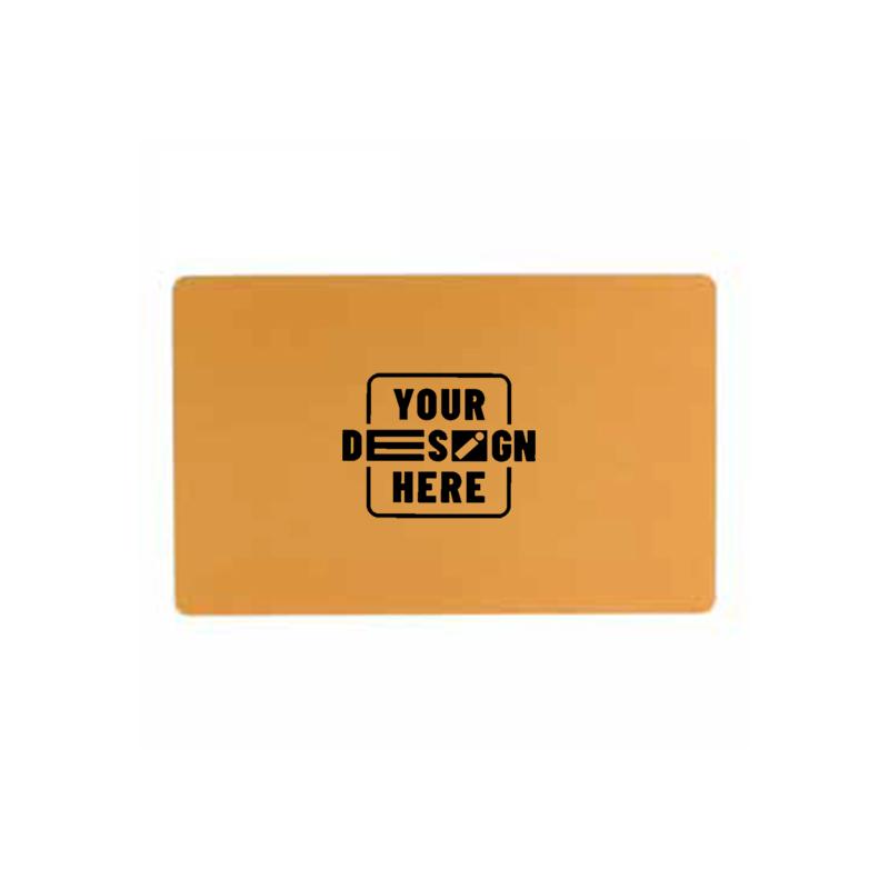 Aluminium Business Cards-Gold with Logo